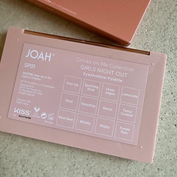 JOAH BEAUTY - Drinks On Me Collection - Girls Night Out Eyeshadow Palette - New - Picture 4 of 4